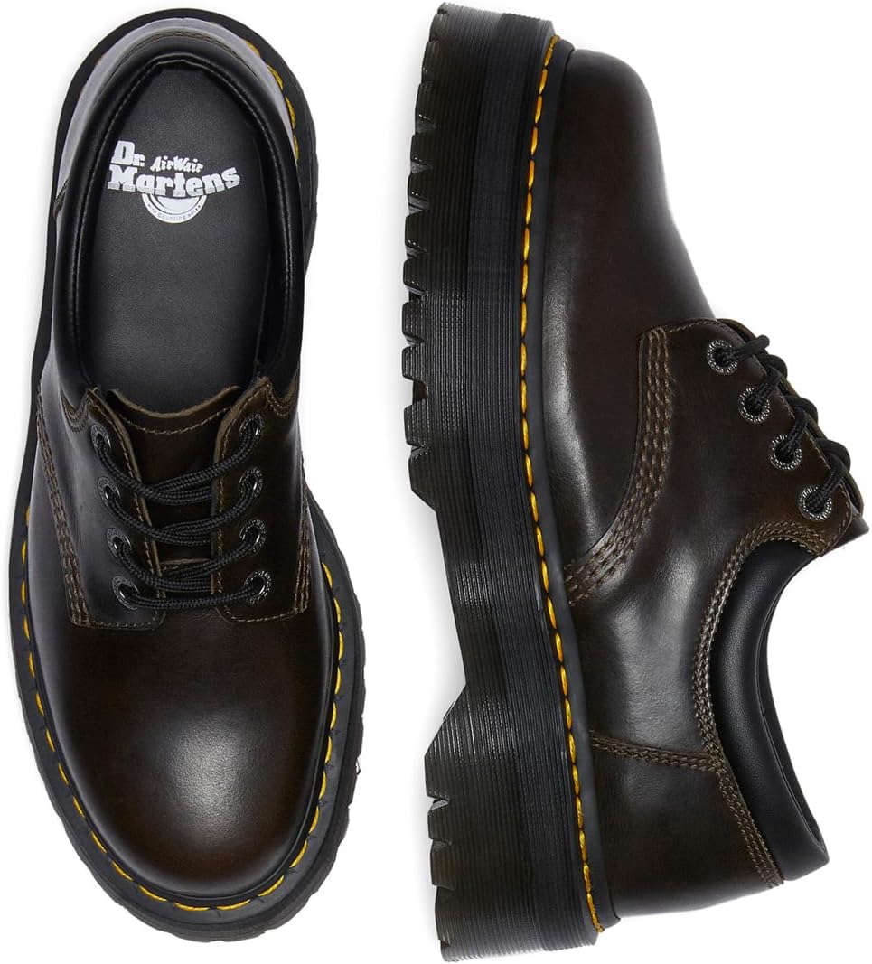 ドクターマーチンDr. Marten UK 6.5 8053 Quad 25.5 Amazon.com: Dr. Martens Unisex 8053 Quad 5-Eye Shoe, Black